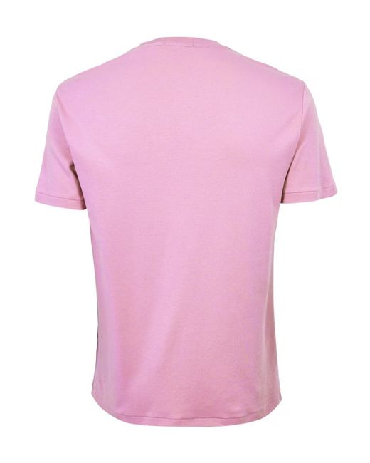 Polo Ralph Lauren Pink Logo Crew Neck T-Shirt for men