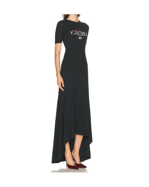 Willy Chavarria Black Welcome To America Dress