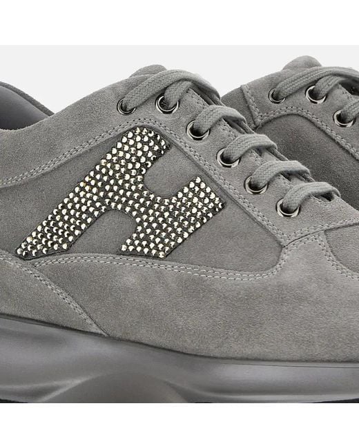 Hogan Gray Interactive Sneakers