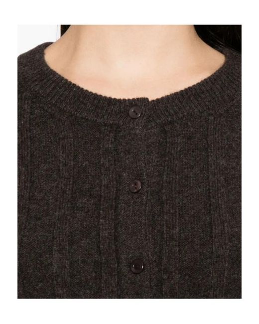 Reformation Black Hannah Cardigan