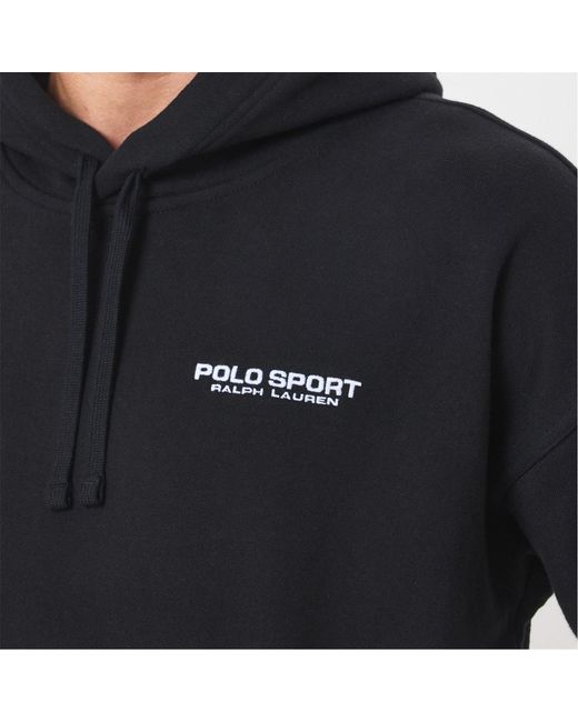 Polo Ralph Lauren Black Logo Hoodie for men