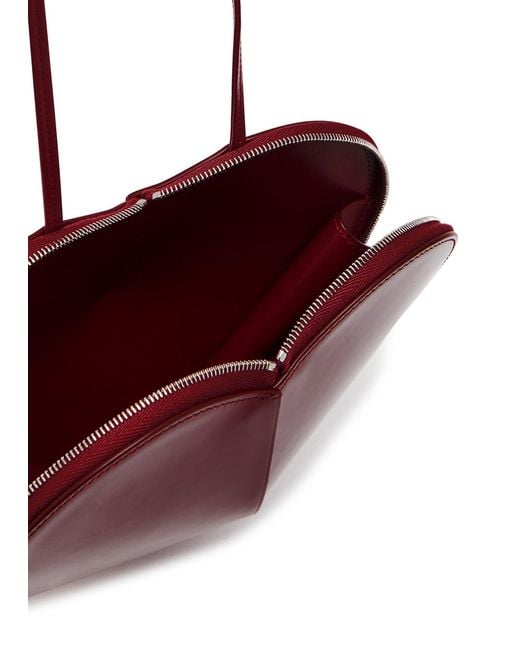 Alaïa Red Le Coeur Patent Leather Cross-Body Bag