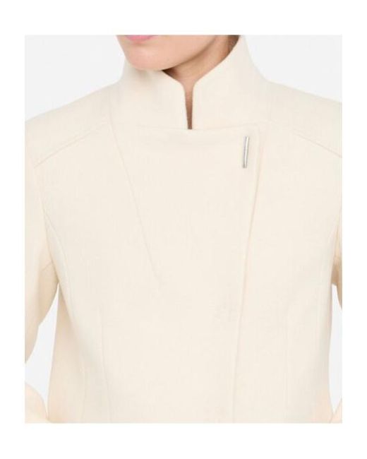 Liu Jo Natural Funnel Neck Pocket Coat