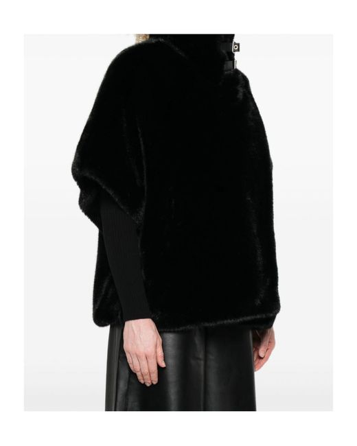 Pinko Black Short-Sleeved Jacket