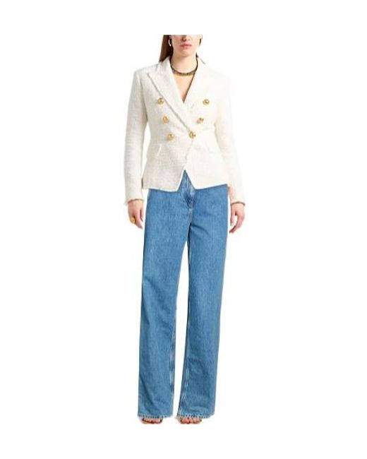 Burberry Blue Straight-Leg Jeans