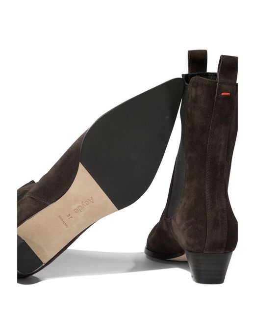 Aeyde Black Kiwi Short Boots