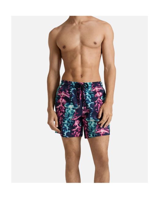 Vilebrequin Blue X Ray Medusa Printed Swim Shorts for men