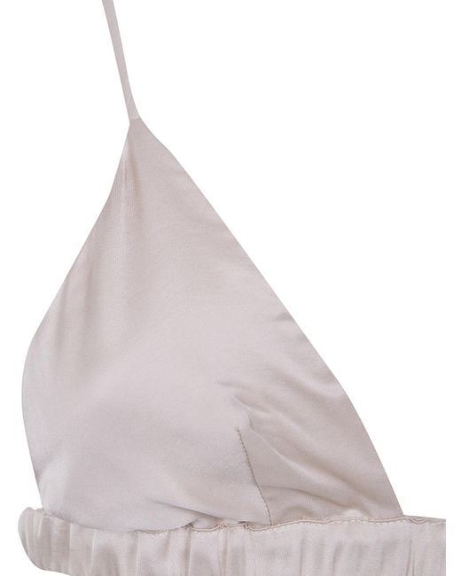 Frankie Shop Gray Nina Triangle Bralette