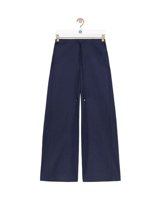 Loewe Blue Drawstring Trousers for men