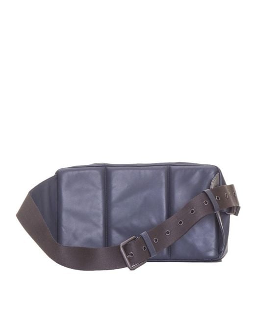 Bottega Veneta Blue Logo Large Waist Pack for men
