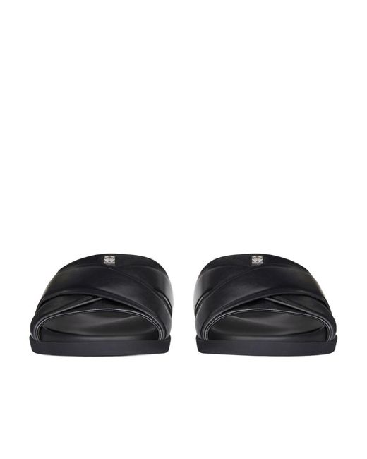 Givenchy Multicolor 4G Plaque Flat Sandals for men