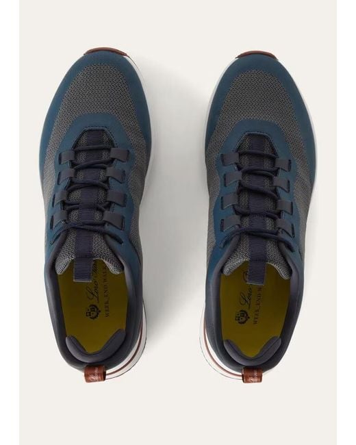 Loro Piana Black Week-End Walk Sneakers for men