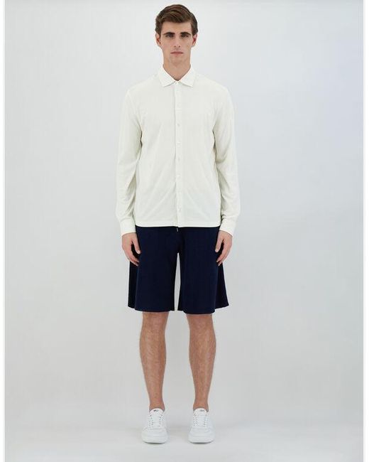 Herno White Buttoned Long Sleeved Shirt for men