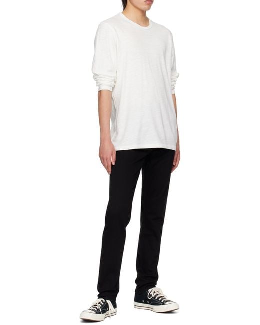 Rag & Bone Black Belt-Loop Jeans for men