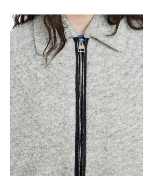 J.W. Anderson Gray Jw Anderson Contrast Trim Casual Jacket