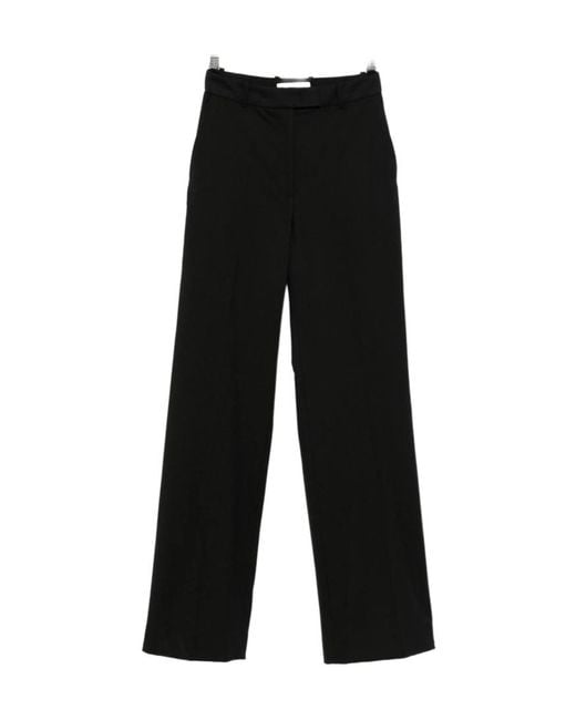 Frankie Shop Black Belt Loop Casual Pants