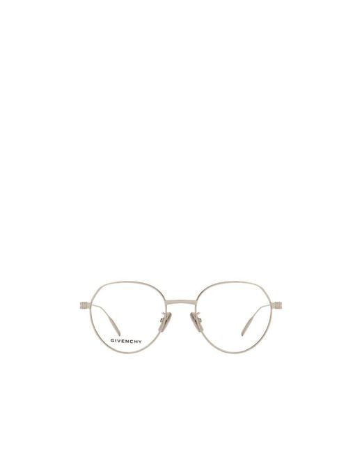 Givenchy White Eyewear Round Frame Glasses