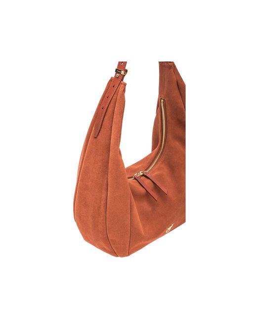 Pinko Orange Top Handle Shoulder Bag