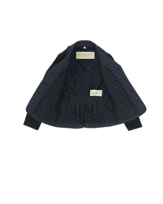 Burberry Blue Logo Casual Jacket