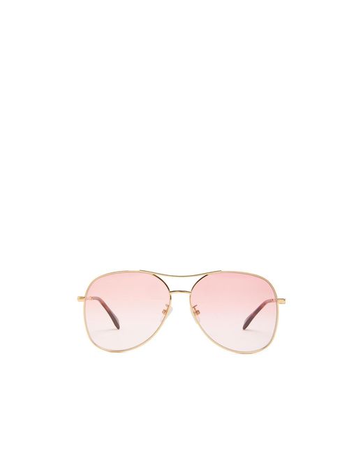 Fendi Pink Aviator-Style Sunglasses