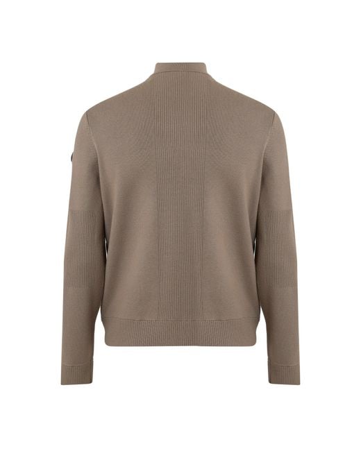 Moose Knuckles Brown Simple Coat for men