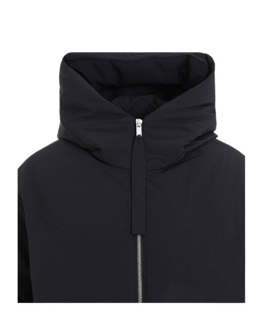 Jil Sander Black Padded Zipped Down Jacket