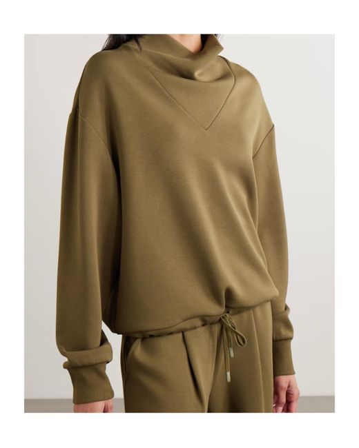 Varley Green Turtleneck Sweatshirt