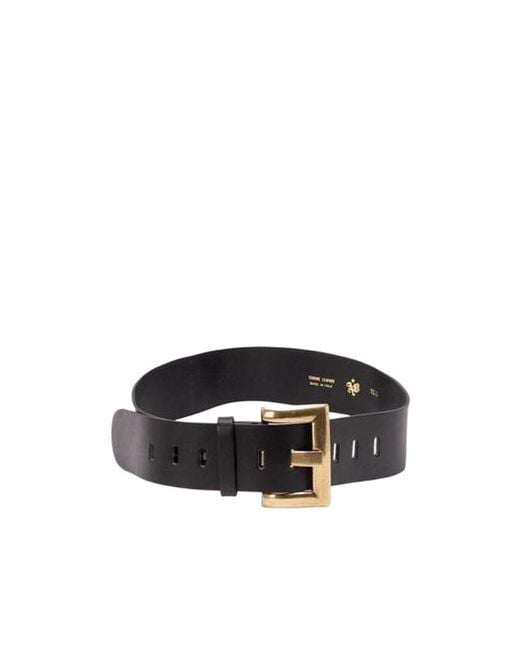 Aniye By Black Buckle-Fastening Leather Belt