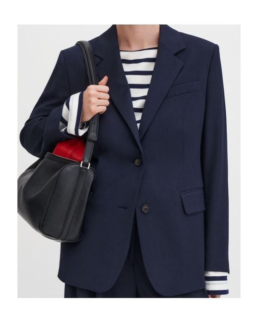 Filippa K Blue Buttoned Pocket Jacket