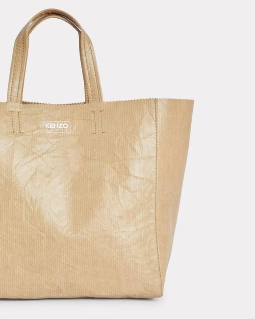KENZO Natural Paper' Small Tote Bag