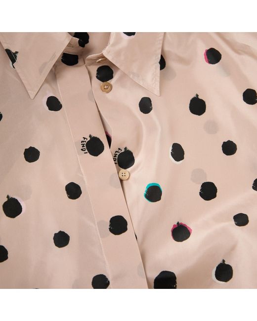 Fendi Pink Solid Color Shirt