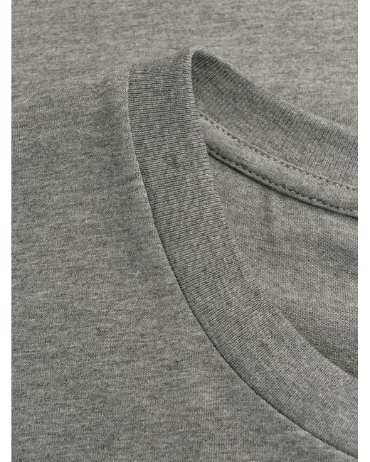 Moschino Gray Double Question Mark Printed T-Shirt for men