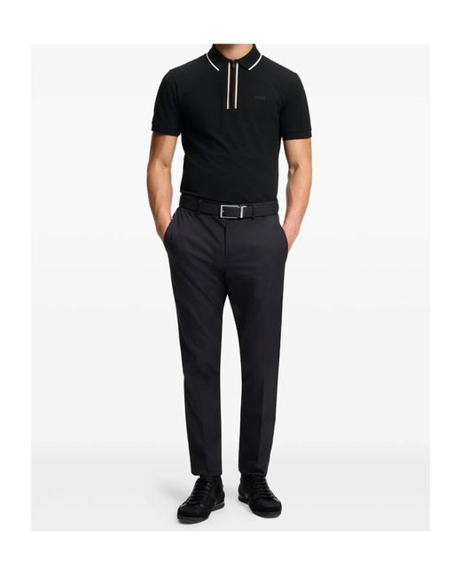Boss Black Boss Zip Placket Polo Shirt for men