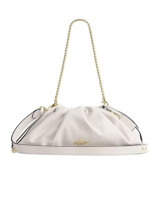 COACH Natural Faye Large Shoulder Bag