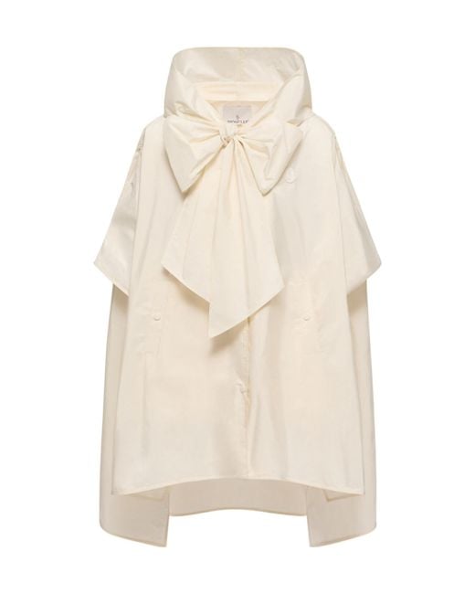 Moncler Natural Lightweight Taffeta Cape