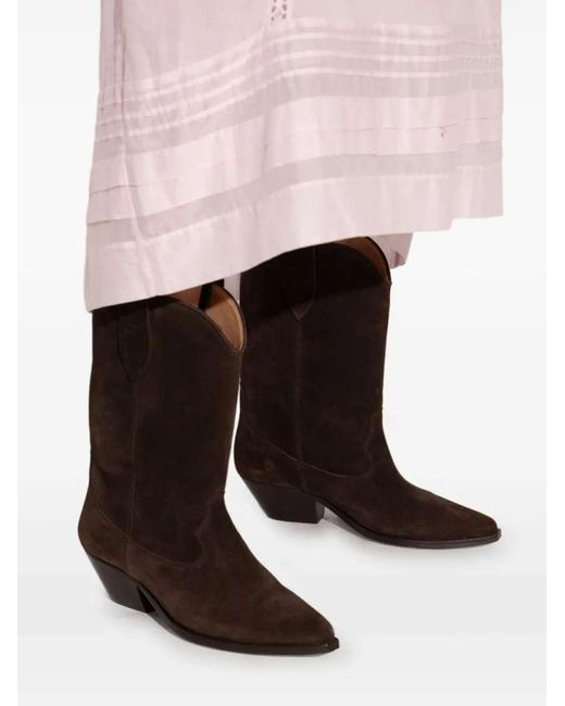 Isabel Marant Black Pointed Ankle Boots