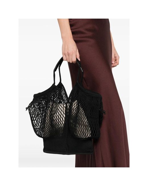 Hereu Black Double-Handled Handbag