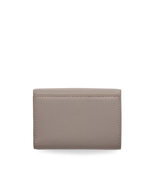 Marc Jacobs Gray Covered J Wallet