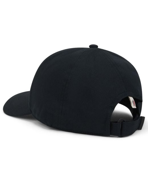 Moncler Blue Logo Hat for men
