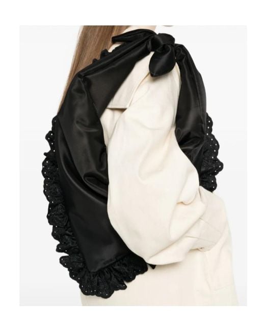 Simone Rocha Black Pillowcase Tote Bag