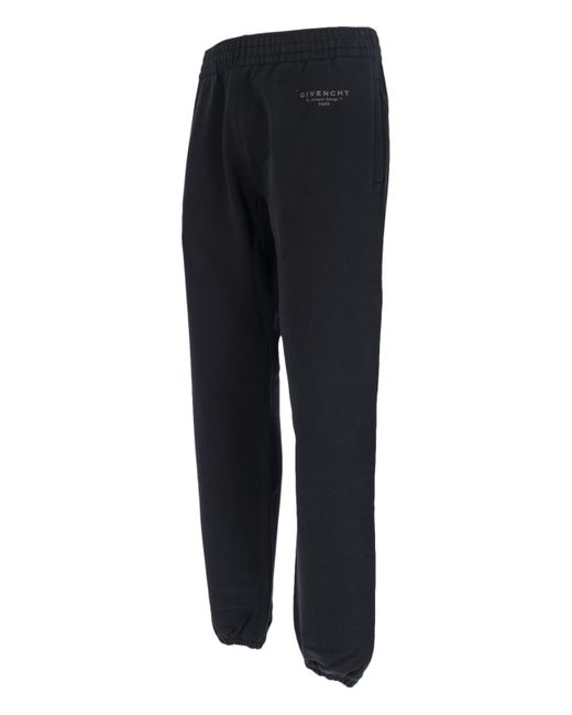 Givenchy Black Cotton Track-Pants for men