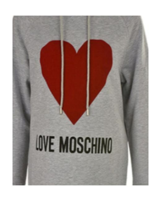 Moschino Gray A Printed Dress