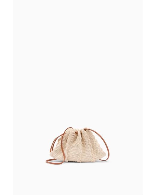 Ulla Johnson Natural Adria Small Crochet Crossbody