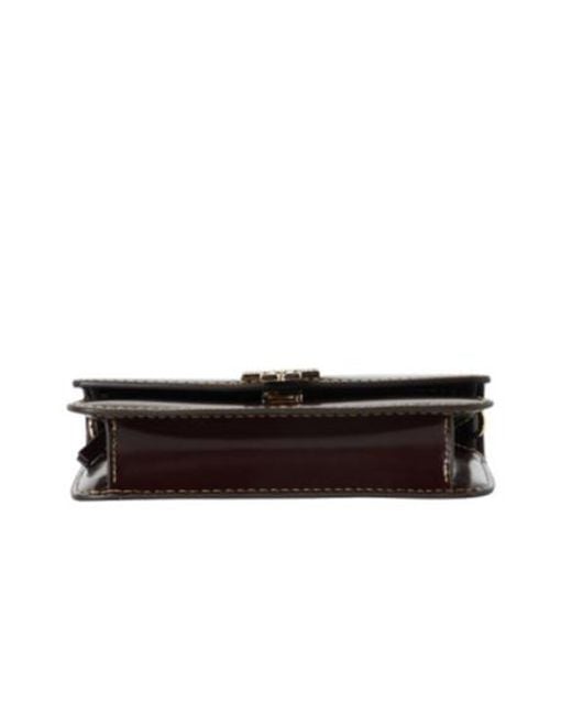 Tory Burch Brown Flap Shoulder Bag