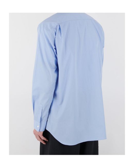 Comme des Garçons Blue Striped Shirt for men
