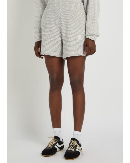 Anine Bing Gray Kam Shorts