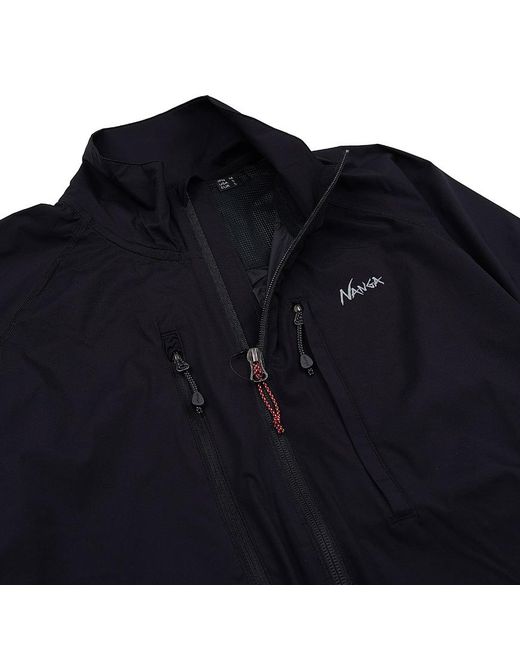 NANGA Blue Zipper Casual Jacket for men