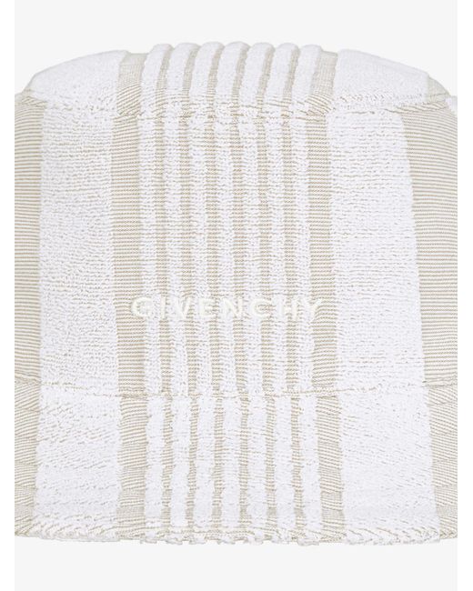 Givenchy White Bucket Hat for men