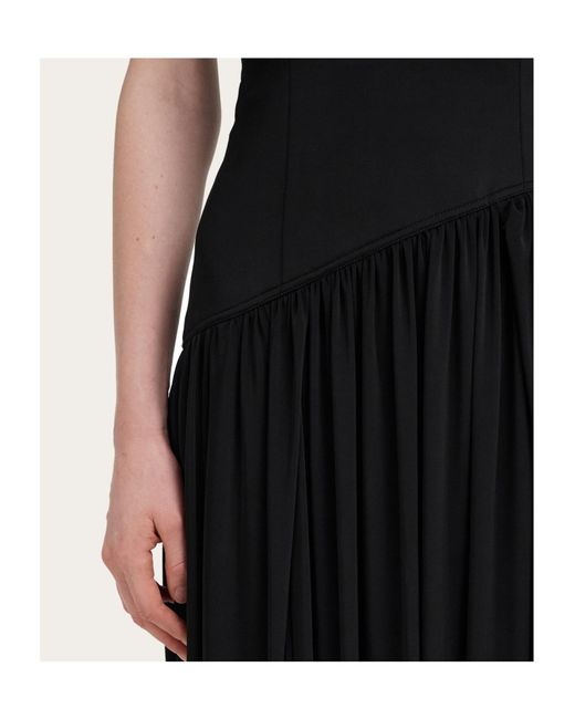 Ferragamo Black Bustier Dress