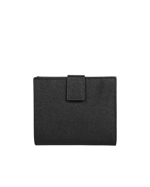Ferragamo Black Double-Fold Wallet